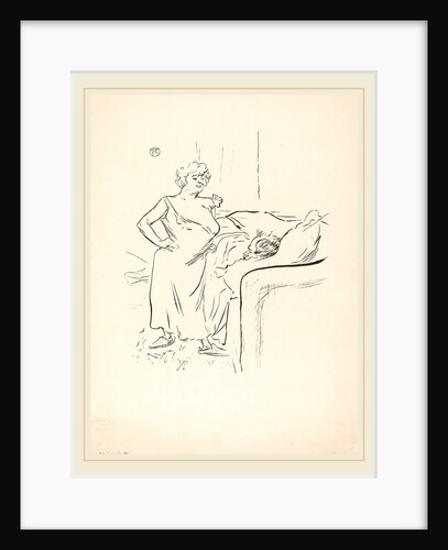 Man and Woman by Henri de Toulouse-Lautrec