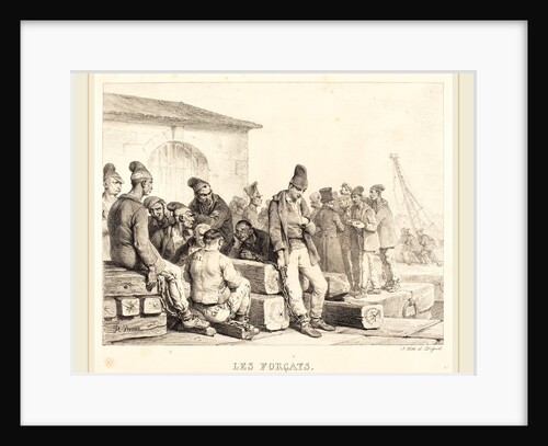 Les forcats by Horace Vernet