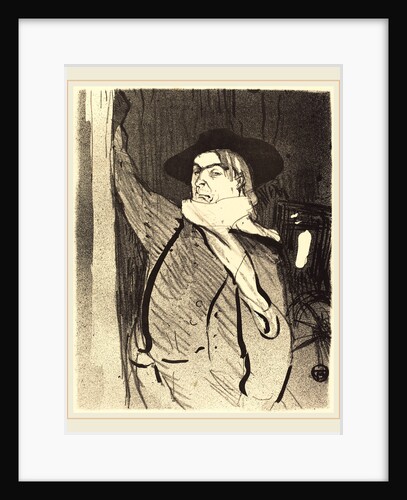 Aristide Bruant, 1893 by Henri de Toulouse-Lautrec