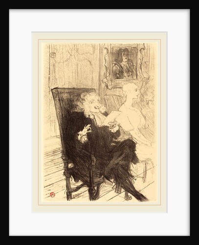 Leloir and Moreno in Les femmes savantes, 1894 by Henri de Toulouse-Lautrec