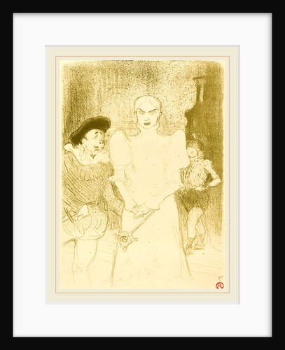 At the Opera: Mme. Caron in Faust, 1894 by Henri de Toulouse-Lautrec