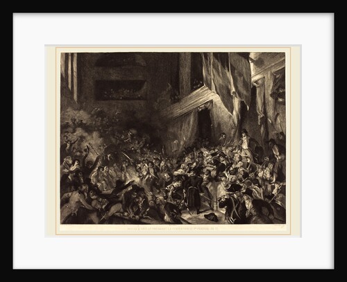 Boissy d'Anglas présidant la Convention le 1er Prairial An III by Félix Bracquemond