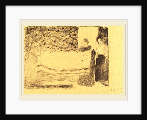 Folding the Linen, 1893 by Edouard Vuillard