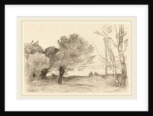 Willows and White Poplars, 1871 by Jean-Baptiste-Camille Corot