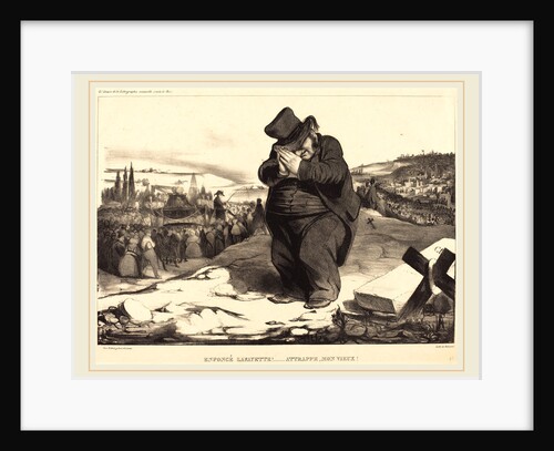 Enfoncé Lafayette! Attrappe mon vieux!, 1834 by Honoré Daumier
