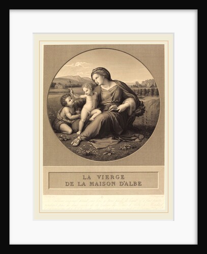 The Alba Madonna by Baron Auguste-Gaspard-Louis Desnoyers