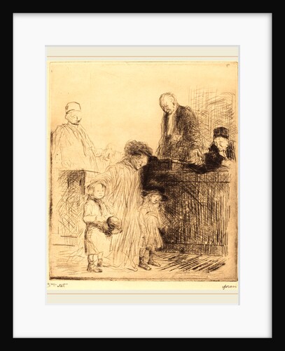 Coming Out of the Hearing, 1909 by Jean-Louis Forain