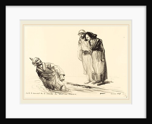 Voila le Moment de te Chantes Wacht am Rhein by Jean-Louis Forain