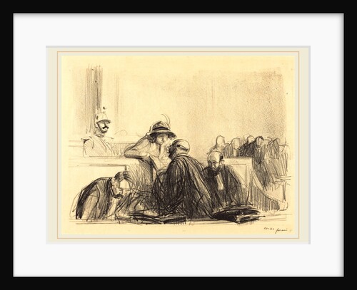 Lawyer Talking to His Client, 1915 by Jean-Louis Forain