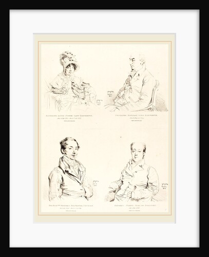 Sylvester Lord Glenbervie; Katherine Anne Glenbervie; Frederic Earl of Guilford; Frederic Sylvester Douglas, 1815 by Jean-Auguste-Dominique Ingres