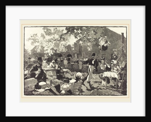 Le Cabaret du Coq de Bruyère au Bois de Meudon, 1888 by Auguste Lepère