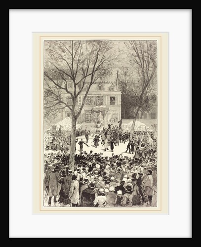Manifestation populaire du 27 Février pour fêter le 80 année de Victor Hugo, 1881 by Daniel Vierge