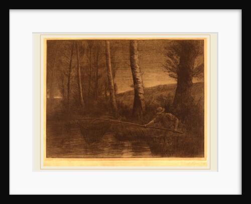 Fisherman with a Hoop-net by Alphonse Legros