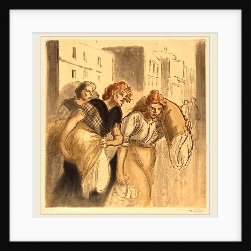 Return from the Wash House by Théophile Alexandre Steinlen