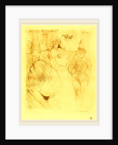 Lender Bowing, 1895 by Henri de Toulouse-Lautrec