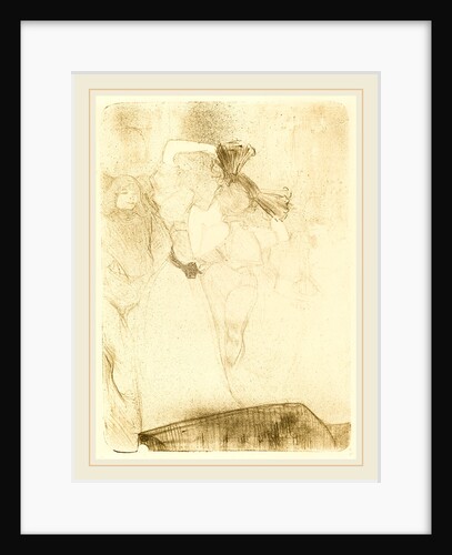 Lender from the Back Dancing the Bolero in Chilperic, 1895 by Henri de Toulouse-Lautrec