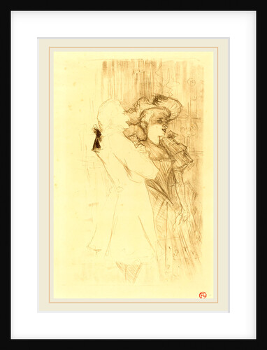 Lender and Auguez in La chanson de fortunio, 1895 by Henri de Toulouse-Lautrec