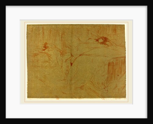 Woman on Her Back, 1896 by Henri de Toulouse-Lautrec