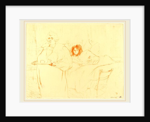 Woman with a Tray, 1896 by Henri de Toulouse-Lautrec