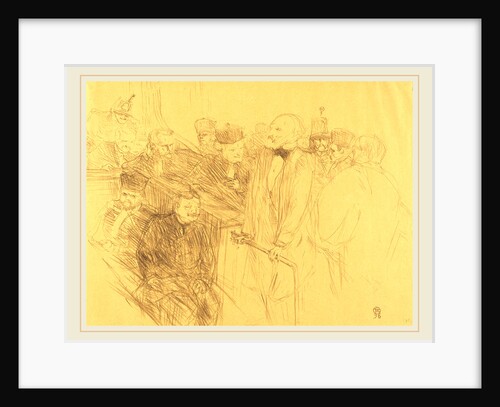 Ribot Deposition, 1896 by Henri de Toulouse-Lautrec