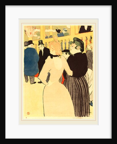 At the Moulin Rouge, la Goulue and Her Sister), 1892 by Henri de Toulouse-Lautrec