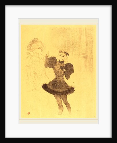 Lender and Lavalliere in Le fils de l'Aretin, 1896 by Henri de Toulouse-Lautrec