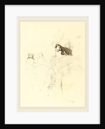 Miss May Belfort in the Irish and American Bar, rue Royale, 1895 by Henri de Toulouse-Lautrec