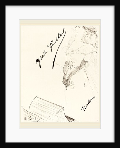 Frontispiece, 1898 by Henri de Toulouse-Lautrec