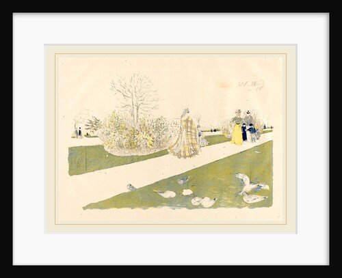 The Tuileries Garden by Edouard Vuillard