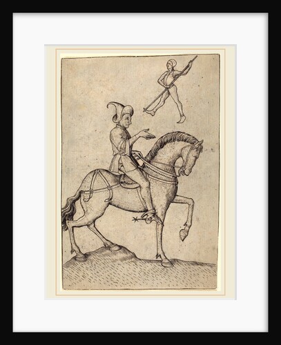 The Knight of Men, 1463 by Master E.S.