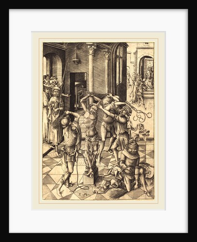 The Flagellation, c. 1480 by Israhel van Meckenem