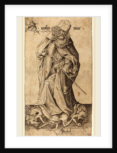Saint Anthony by Israhel van Meckenem