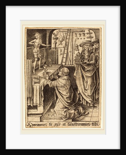 The Mass of Saint Gregory by Israhel van Meckenem