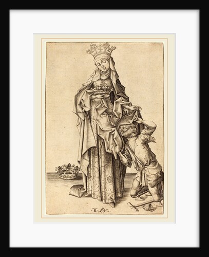 Saint Elizabeth of Thuringia by Israhel van Meckenem