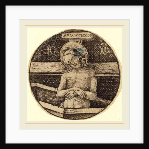 Christ as the Man of Sorrows by Israhel van Meckenem