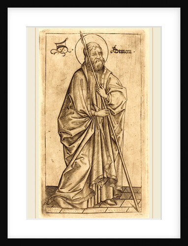 Saint Matthew? Saint Thomas? by Israhel van Meckenem
