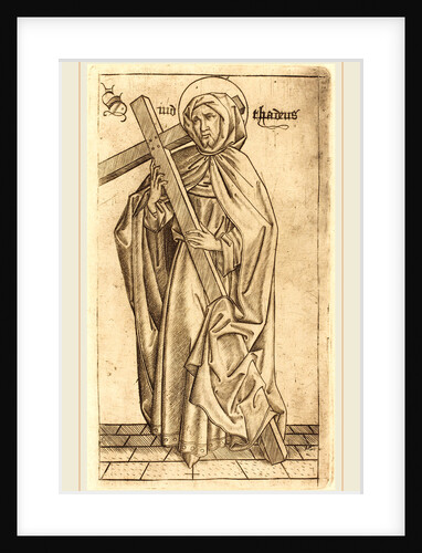 Saint Judas Thaddeus by Israhel van Meckenem