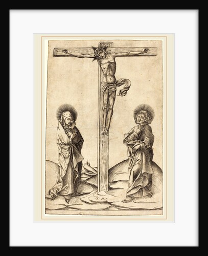 The Crucifixion, c. 1475 by Israhel van Meckenem