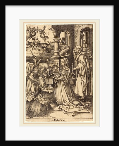 The Nativity by Israhel van Meckenem