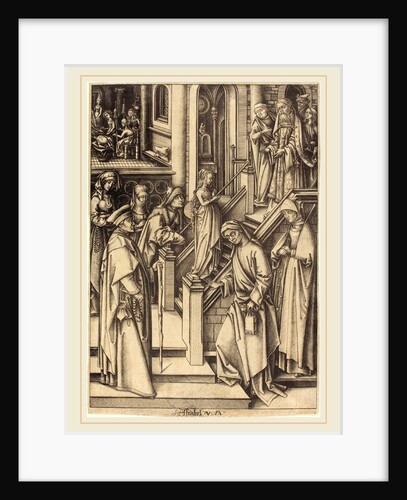 The Presentation of the Virgin by Israhel van Meckenem
