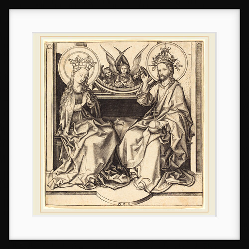 Christ Blessing the Virgin by Martin Schongauer