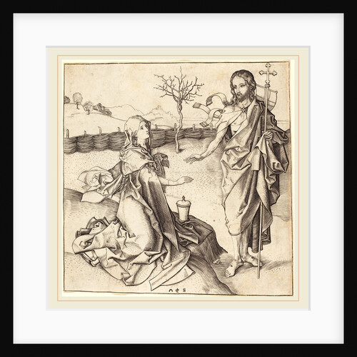 Christ Appearing to Mary Magdalene by Martin Schongauer