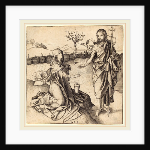 Christ Appearing to Mary Magdalene by Martin Schongauer