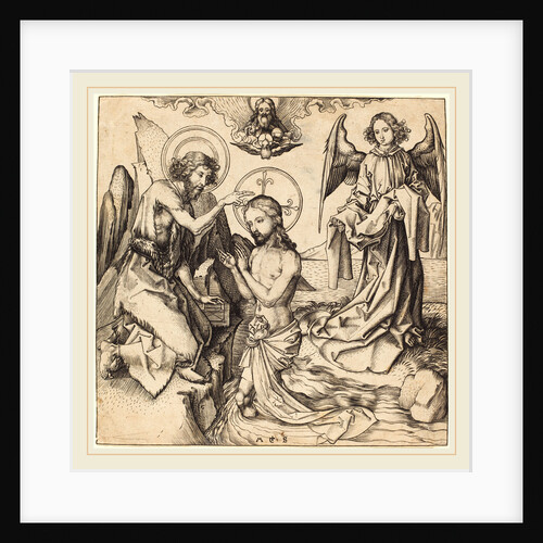 The Baptism of Christ by Martin Schongauer