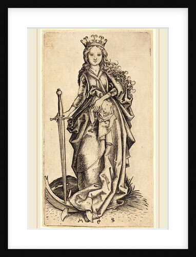 Saint Catherine of Alexandria by Martin Schongauer