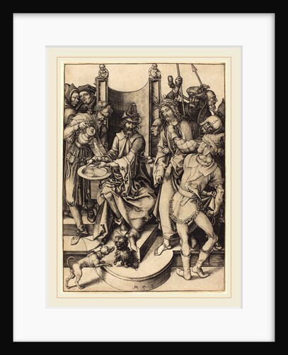 Christ before Pilate, c. 1480 by Martin Schongauer
