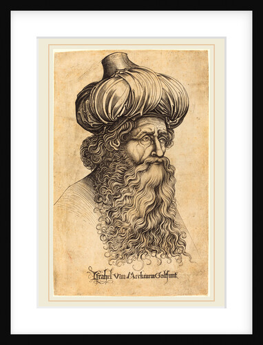 Head of an Aged Man by Israhel van Meckenem
