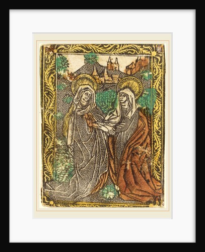 The Visitation by Workshop of Master of the Borders with the Four Fathers of the Church