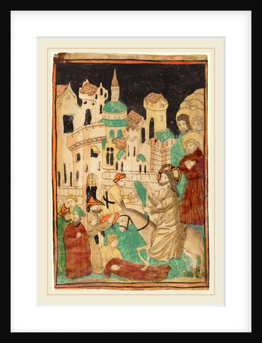 Christ's Entry into Jerusalem, probably 1450 by Anonymous