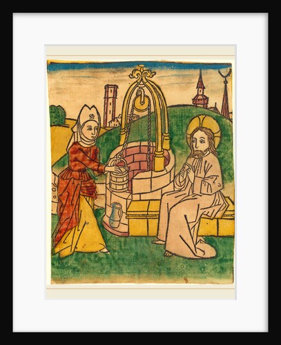 Christ and the Woman of Samaria, probably 1485 by Anonymous
